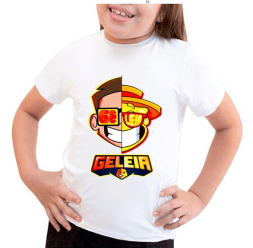 Camisa Youtuber Geleia para Meninas