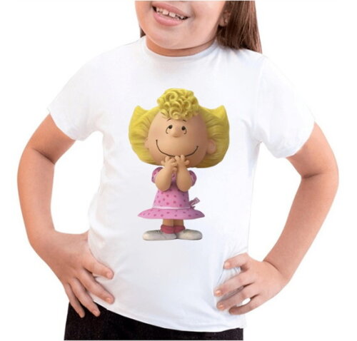 Camisea para Meninas Tema Snoopy Colocamos Nome