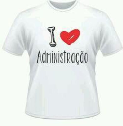 Camiseta administração