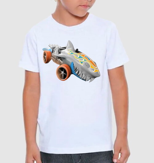 Camiseta Aniversario Infantil Hot Wheels