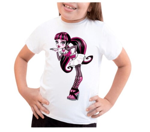 Camiseta Aniversario Tema Monster High