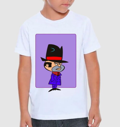 Camiseta Basica para Criança Tema Corrida Maluca
