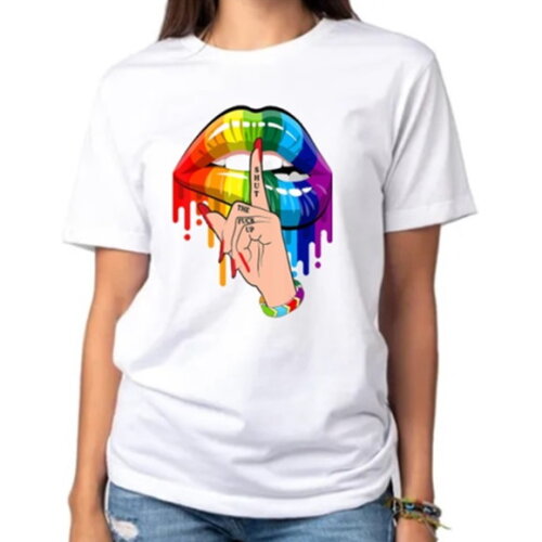 Camiseta Branca Fazemos Todos os Temas Promoção