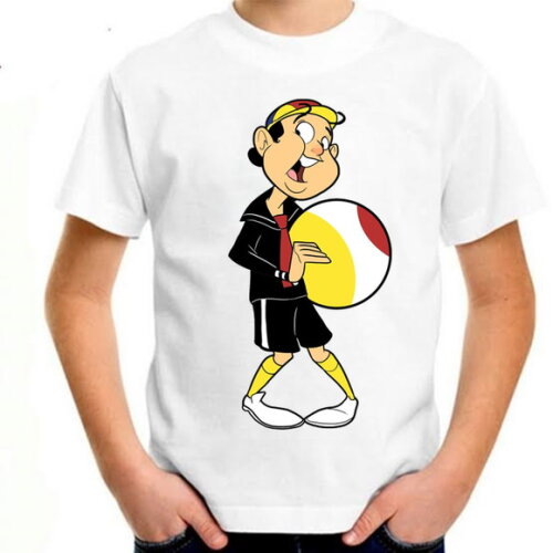 Camiseta Camisa Infantil Turma do Chaves Kiko