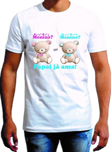 Camiseta Cha Revelação Papai