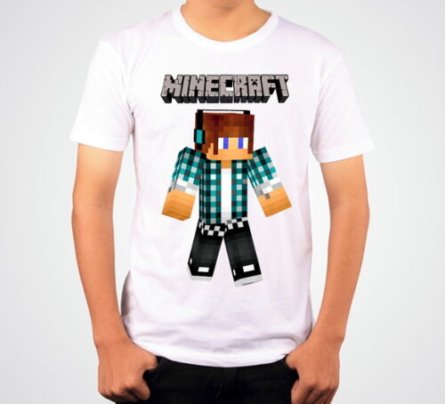 CAMISETA CUSTOMIZADA MINECRAFT