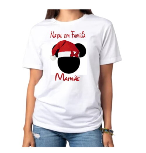 Camiseta Comemoraçao do Natal em Familia