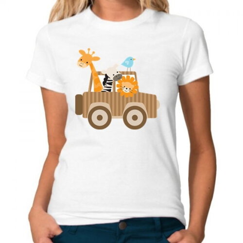 CAMISETA CUSTOMIZADA TEMA SAFARI