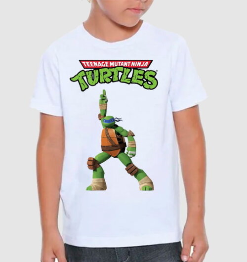 Camiseta Customizada Tartaruga Ninja