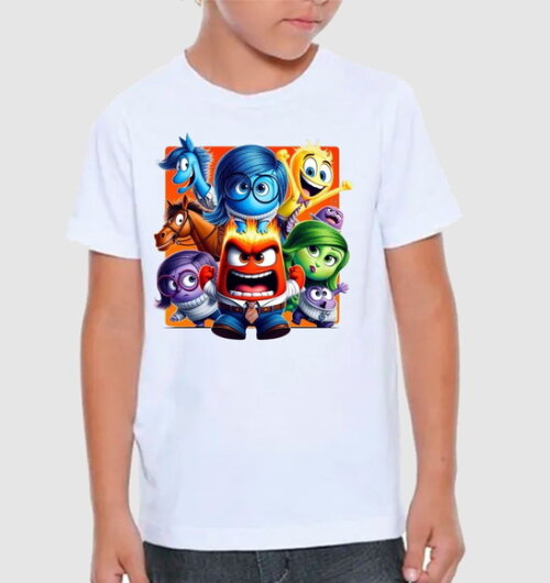 Camiseta Divertidamente para Aniversario Tematica