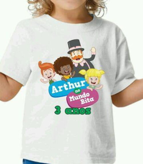 Camiseta e body personalizado mundo bita