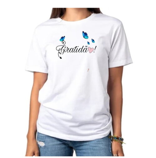 Camiseta Feminina Gratidão
