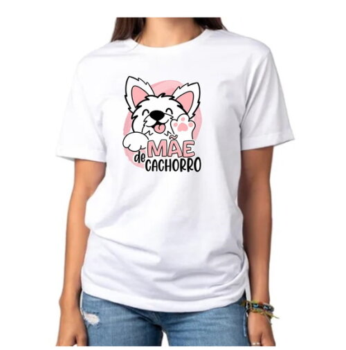 Camiseta Feminina Mãe de Pet