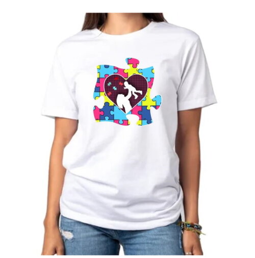 Camiseta Feminina para Mamae Autismo