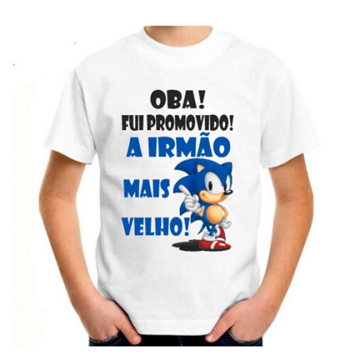 Camiseta Fui Promovido a Irmao Mais Velho
