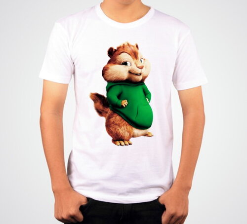 CAMISETA INFANTIL ANIVERSARIO ALVIN E OS ESQUILOS