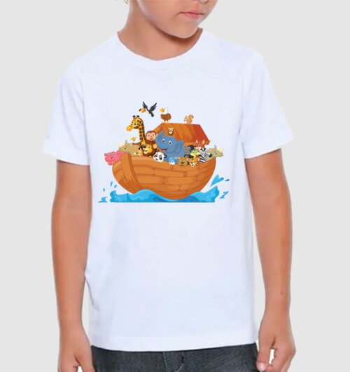 Camiseta Infantil Arca de Noé