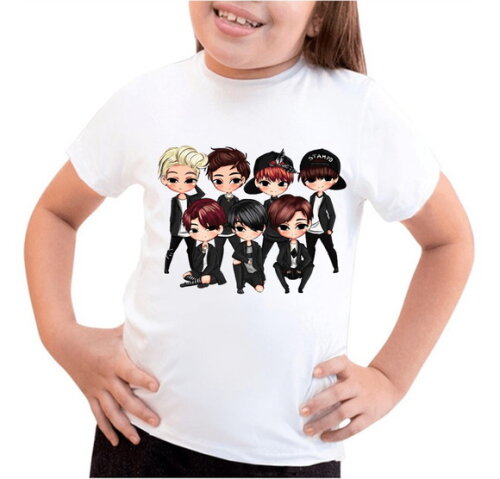 Camiseta Infantil Bts Fazemos Adulto Tambem