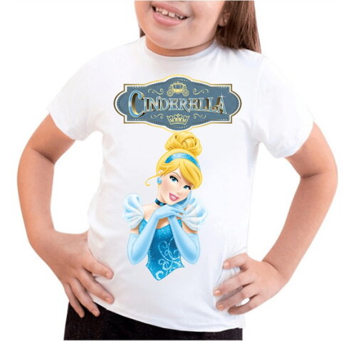 Camiseta Infantil Cinderela