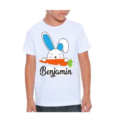 Camiseta Infantil Dia de Pascoa