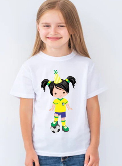 Camiseta Infantil do Brasil