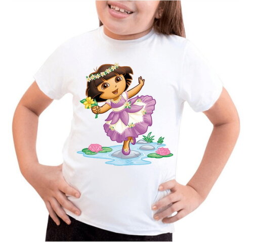 Camiseta Infantil Dora Aventureira