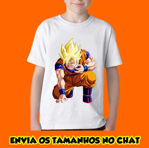 Camiseta Infantil Dragon Ball Promoção