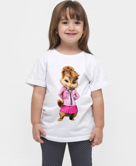 Camiseta Infantil Esquiletes