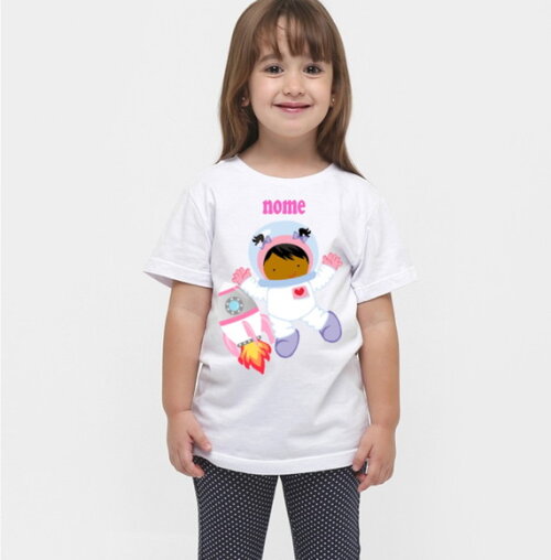 Camiseta Infantil Fazemos Kit Para Familia Com Tema