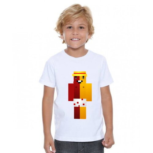 Camiseta Infantil Geleia Minecraft