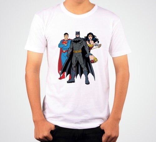 Camiseta Infantil Liga Da Justiça