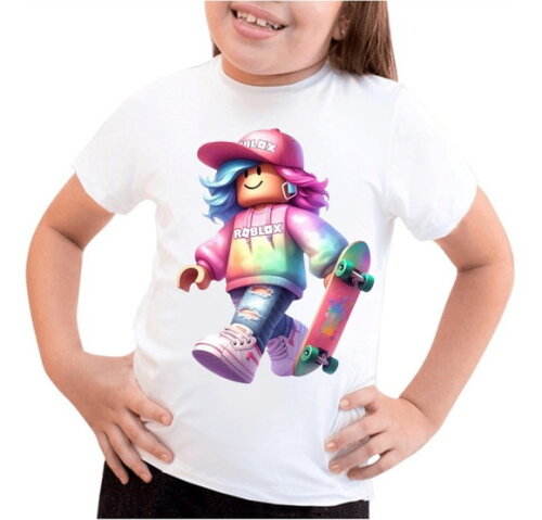 Camiseta Infantil Meninas Roblox