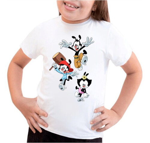Camiseta Infantil Meninas ou Meninos Animaniacs