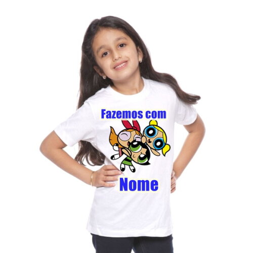 Camiseta Infantil Meninas Super Poderosa