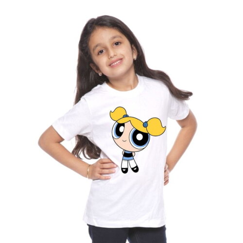 Camiseta Infantil Meninas Super Poderosa Lindinha