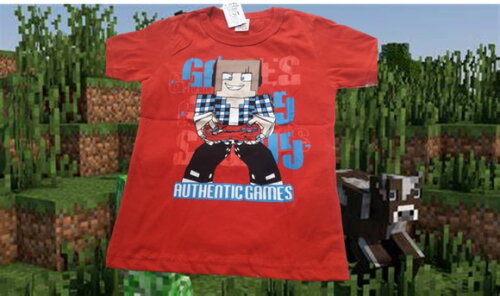 Camiseta Infantil Minecraft Authentic Games