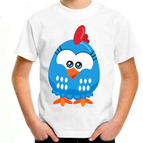 Camiseta Infantil Mini Galinha Pintadinha
