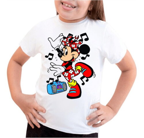 Camiseta Infantil Minnie e Margarida