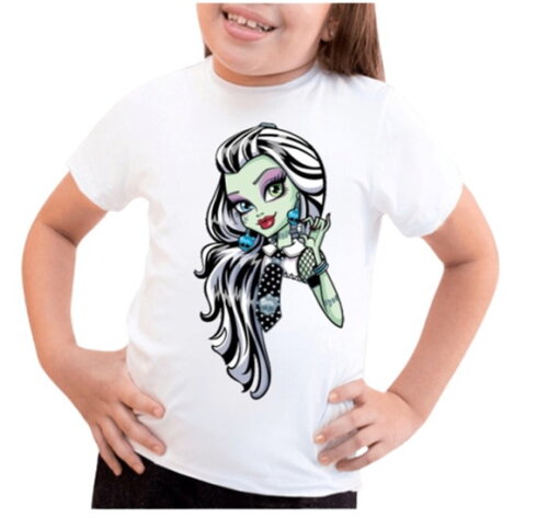 Camiseta Infantil Monster High Frankie Stein