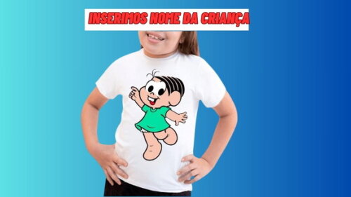 Camiseta Infantil Mônica Promoção