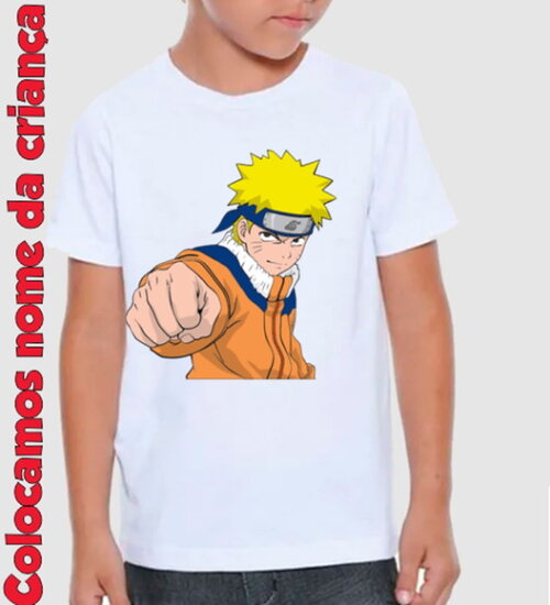 Camiseta Infantil Naruto