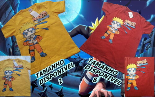 Camiseta Infantil Naruto