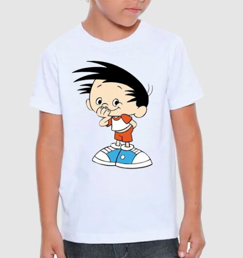 Camiseta Infantil o Mundo Fantastico de Bob