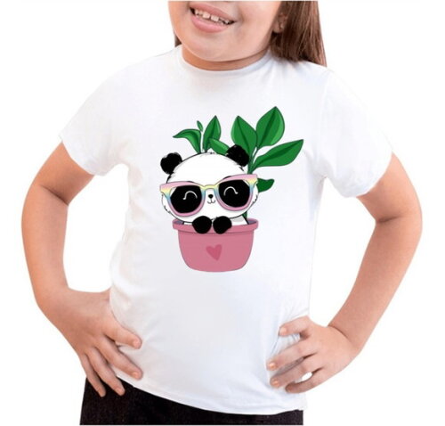 Camiseta Infantil Panda Luluca