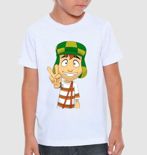 Camiseta Infantil para Criança Chaves