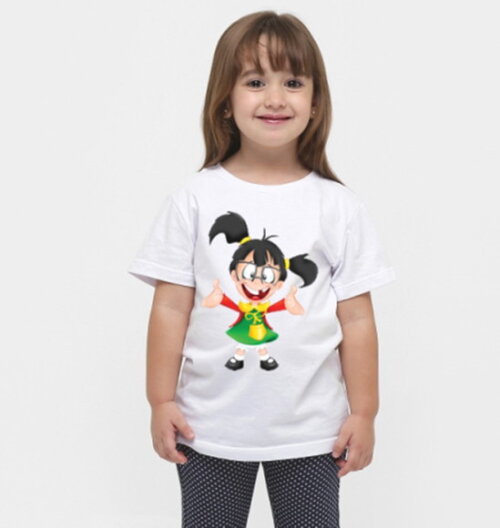 Camiseta Infantil Para Menina Chiquinha Do Chaves