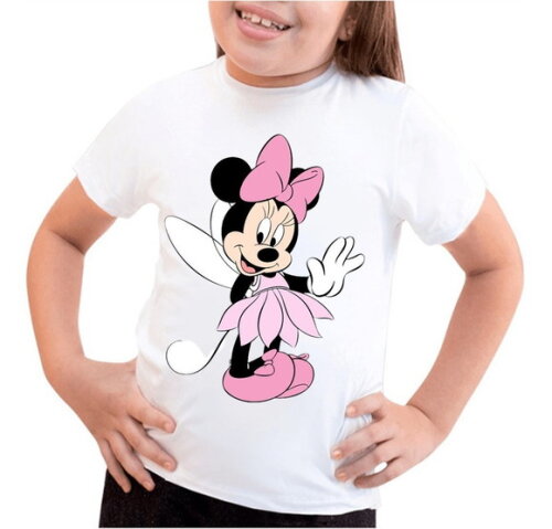 Camiseta Infantil para Menina Minnie