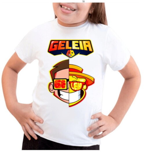 Camiseta Infantil para Meninas Geleia