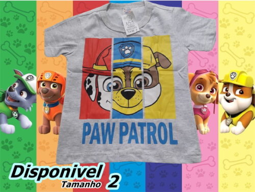 Camiseta Infantil Patrulha Canina