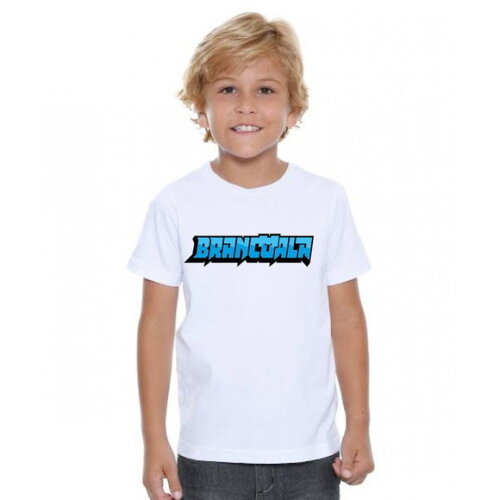 Camiseta Infantil Personalizada Brancoala